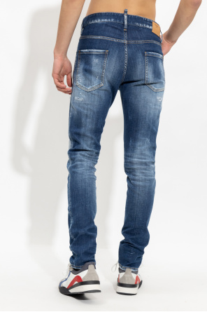 蓝色'Cool Guy' jeans Dsquared2 - khaite teyana high waisted wool